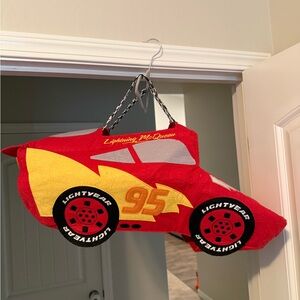 Pottery Barn Kids Red and Yellow Lightning McQueen Costume